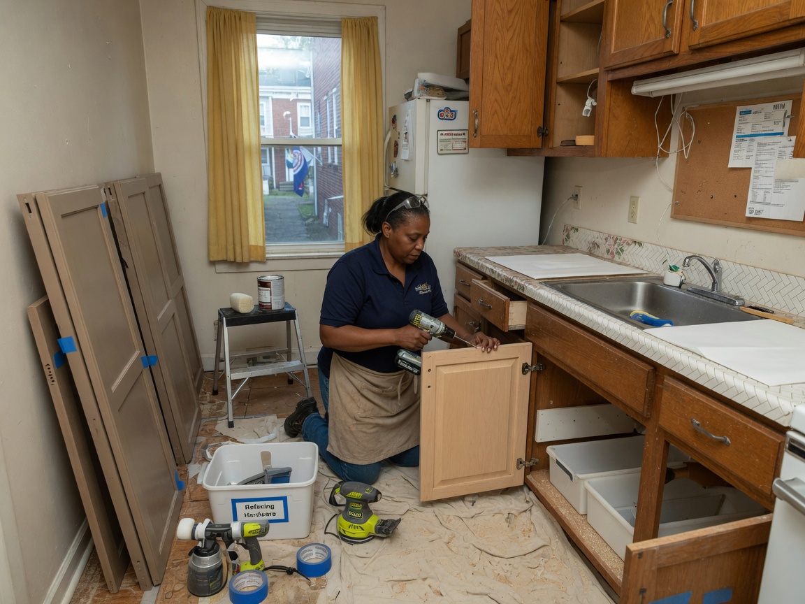 Cabinet Refacing and Budget Kitchen Updates in Norfolk